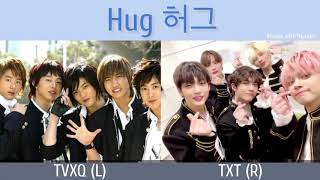 TVXQ (동방신기) Hug 허그 - TXT (투모로우바이투게더) Cover.