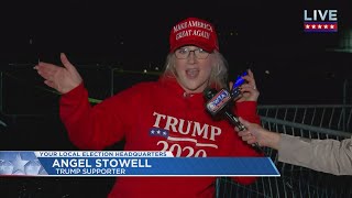 Trump Supporters Line up Early to Prepare for President's Arrival