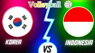 South Korea vs Indonesia women live Volleyball streaming | National league women 2024