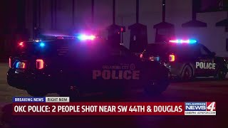 OKC Police: 2 people shot near SW 44th & Douglas