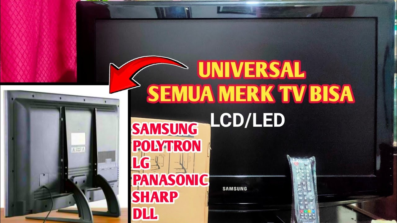 Unboxing Cara Pasang Kaki TV LCD LED Universal 