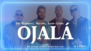 The Rudeboyz, Maluma, Adam Levine - Ojalá (Letra/Lyrics)