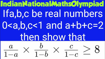 INMO1991|Problem1|Algebra|Inequalities#olympiad #olympiadproblem @AyaansMath