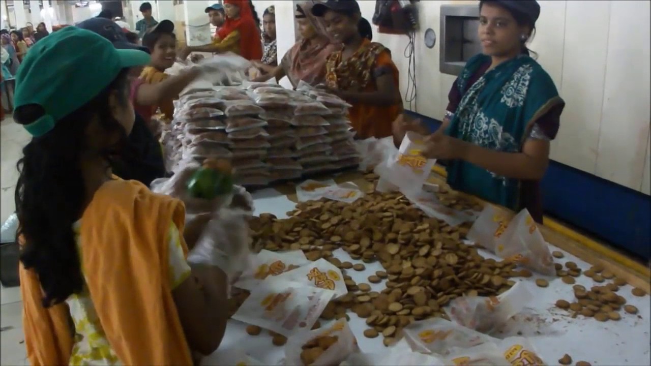 East West University EWU, Production Process on Globe Biscuits