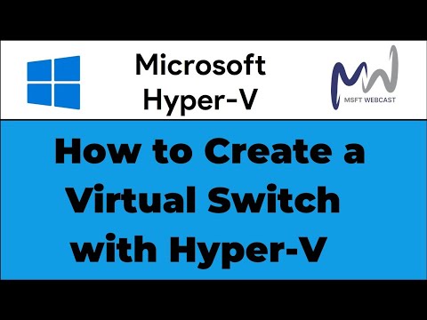 8. How to Create a Virtual Switch with Hyper-V | Windows Server 2025