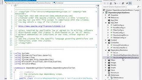 MVC 4 0, Part 10  Dependency Injection and Deployment   Player   LearnNowOnline