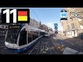🚊 GVB Amsterdam Tramlijn 11 Cabinerit Surinameplein - Centraal Station Driver's view POV 2018