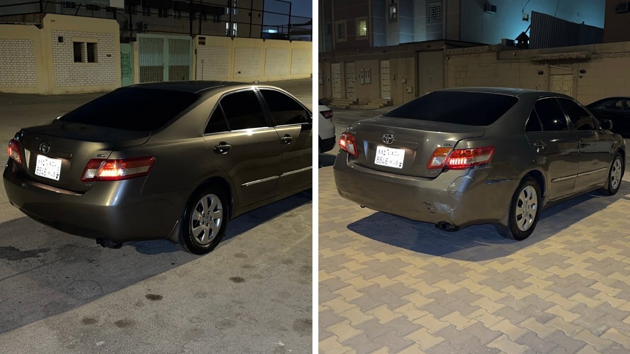 الكامري انصدمت مرتين باسبوع واحد😱💔.