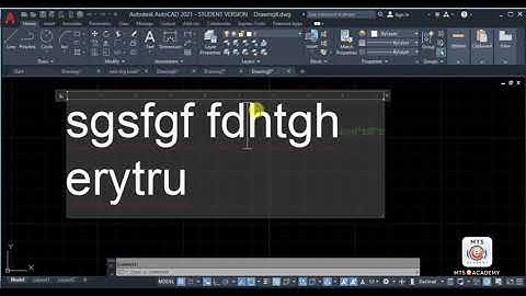 AutoCAD 2021 Tutorials Lesson 21 (MULTI LINE AND SINGLE LINE TEXT)