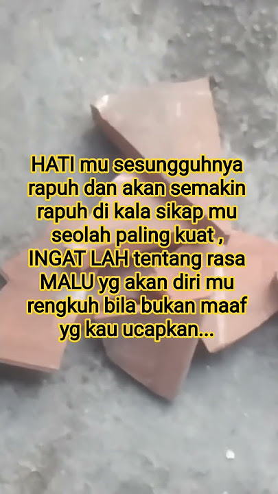 HATI MU TELAH HANCUR