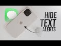 How to Hide Text Alerts on iPhone to Keep Them Private (tutorial)