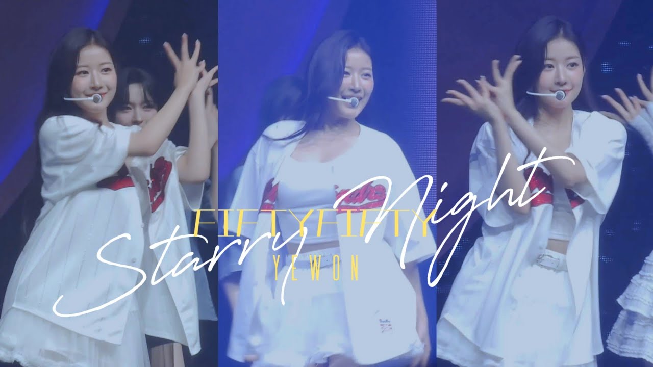 [4K] 피프티피프티(FIFTY FIFTY) - Starry Night (YEWON FOCUS) - YouTube