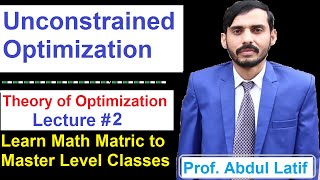 Theory of Optimization | Maximum and Minimum Point | Extreme Point | Lecture 2| Math Institute
