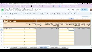 How to Calculate Cooking Moisture Loss | Yield Testing for Accurate Food Costs screenshot 1