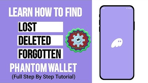 Learn how to find, Deleted, Lost or Forgotten phantom wallet (Full Step By Step Tutorial)