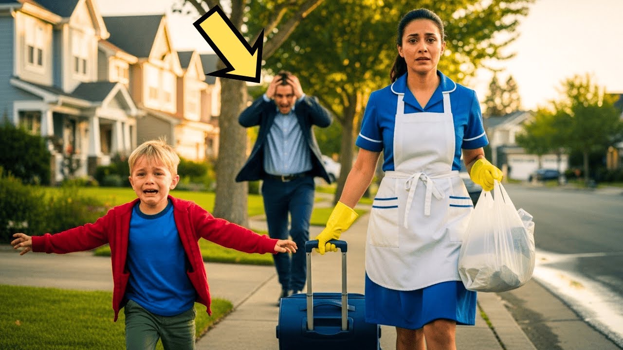 “ESTÁS DESPEDIDA“ — DIJO EL MILLONARIO A LA LIMPIADORA… LO QUE SU HIJO REVELÓ LO DEJÓ EN SHOCK