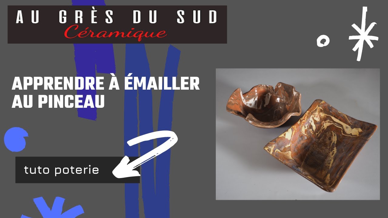 apprendre l'émaillage au pinceau