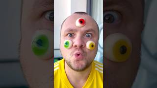 What ah oh with👁️🥰 jelly eyball#funny #comedy#funyfamily#shorts