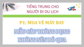 Mua Vé Máy Bay (Tiếng Trung Du Lịch - Bài 1) - T33 |预订/购买机票| Book/ Buy Air Ticket