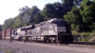 K&T Railfanning 20: NS Intermodal With Awesome Crew At Burnside, KY
