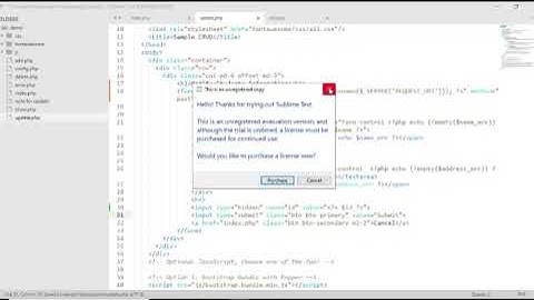 PHP MYSQL CRUD - Part 6 [RAW] - Updating Record