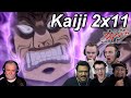 Kaiji Ultimate Survivor 2x11 Reactions | Great Anime Reactors!!! | 【カイジ】【海外の反応】