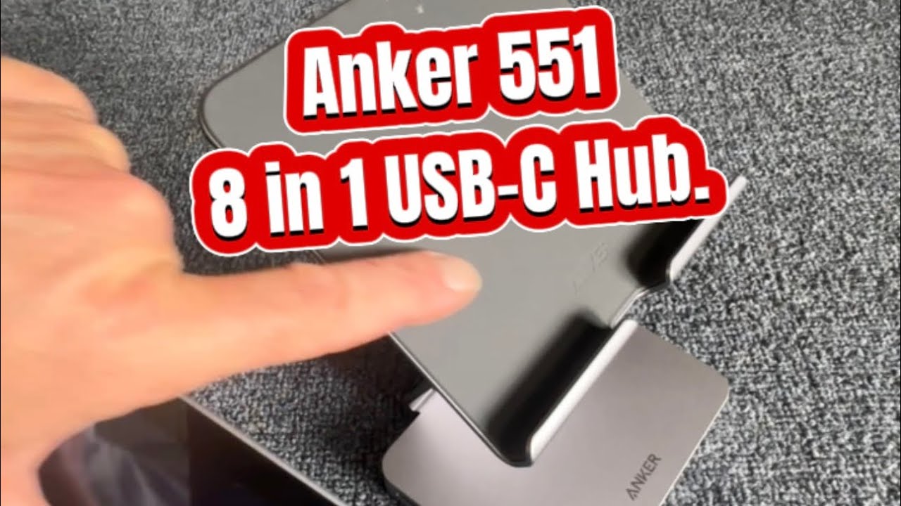 The Anker 551 is an awesome 8 in 1 USB-C hub. Perfect for your