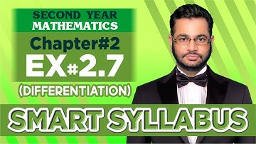 Smart Syllabus | Second Year Mathematics | Chapter 2 | Exercise 2.7 | Muhammad Atif Firdous