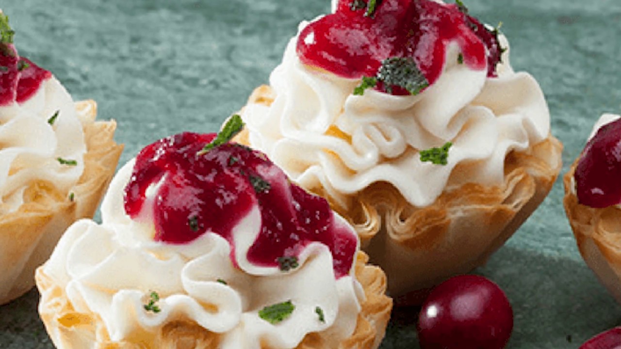 Athens Cranberry Goat Cheese Phyllo YouTube