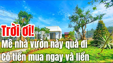 Chuyển đi nơi khác sinh sống chị Thủy cần nhượng lại căn nhà vườn viêw nghĩ dưỡng cực đẹp. Ở BRVT