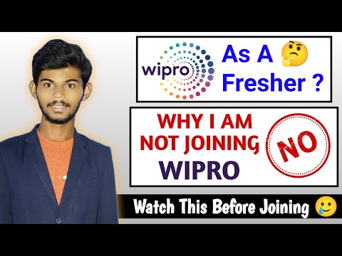 Why I Am Not Joining Wipro | Is It Worth Joining Wipro? | My Advice For Freshers