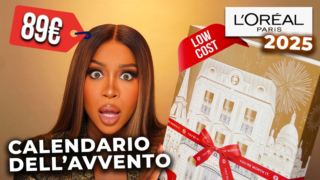 OMG!! 😱 CALENDARIO DELL'AVVENTO L'OREAL PARIS 2025 🎁 SARÀ DARK SKIN APPROVED?