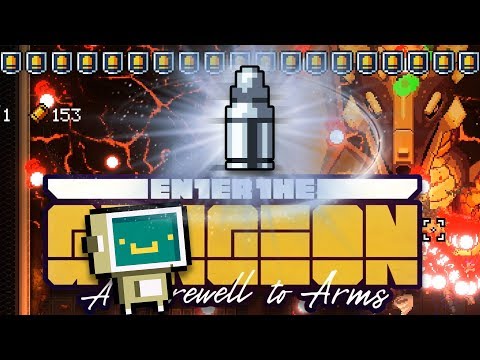 Видео: Безумный забег на проклятиях // Enter the Gungeon: A Farewell to Arms #7
