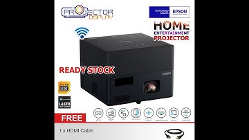 Set up your Epson EpiqVision Mini EF-12 Laser Projection TV in 4 easy steps - Projector Display