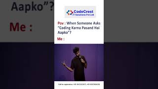 CodeCrest IT Solutions Private LImited | IT Courses #placementcourse  #viralshorts