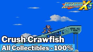 Crush Crawfish All Items 100% Mega Man X3