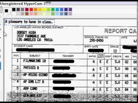 How to make a Fake Report Card on the Computer - YouTube