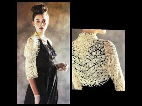 bolero celebracion facil a crochet - YouTube