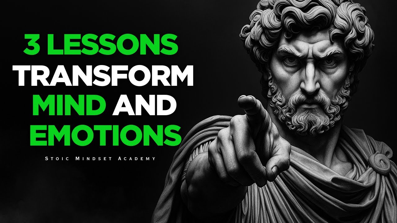 3 Powerful Stoic Lessons to Transform Your Mind & Emotions | Stoicism ...
