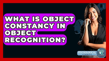 What Is Object Constancy In Object Recognition? - Psychological Clarity