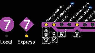 MTA Custom Stripmaps: Remade 7 Line Map