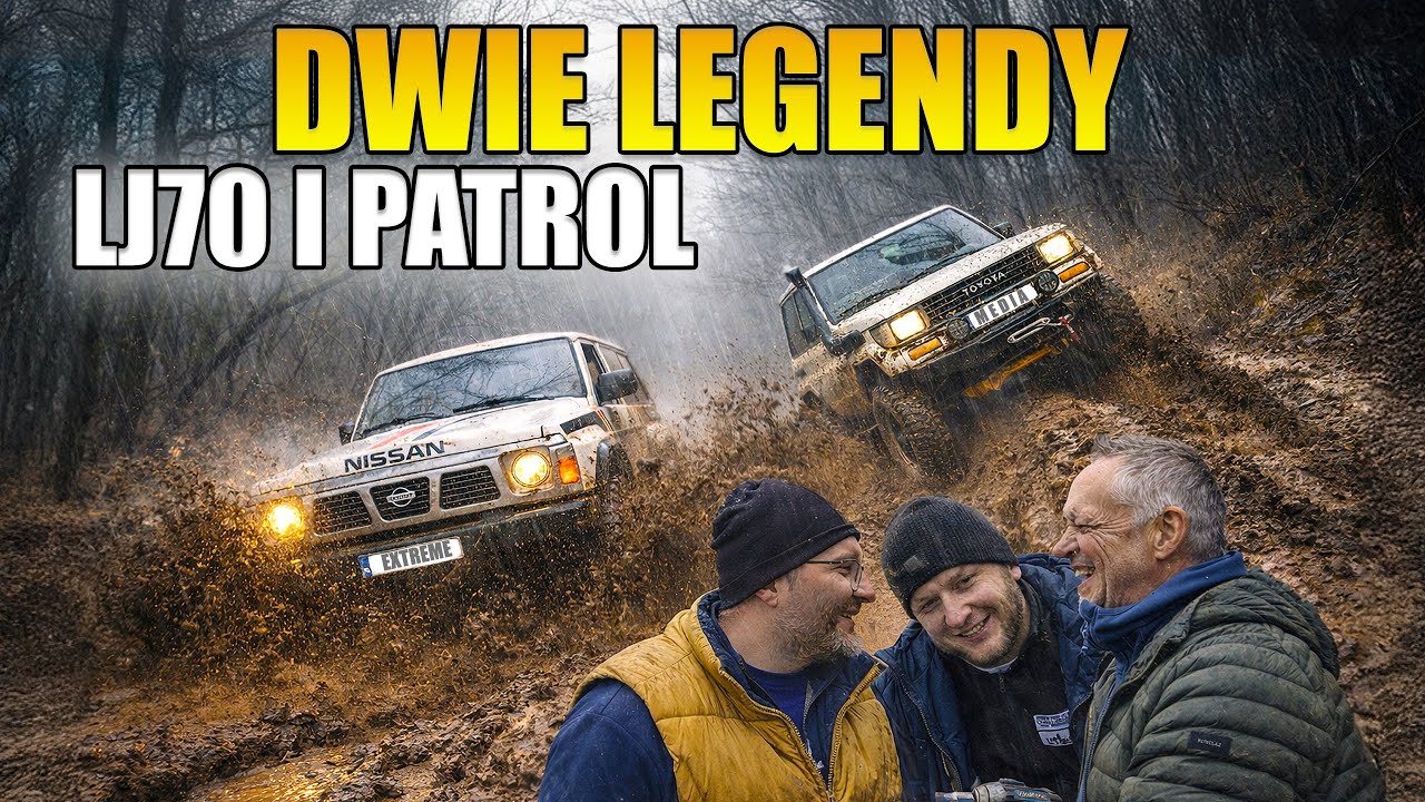 NISSAN PATROL i TOYOTA LAND CRUISER LJ70 | porównujemy dwie LEGENDY w zimowych warunkach | OFF ROAD