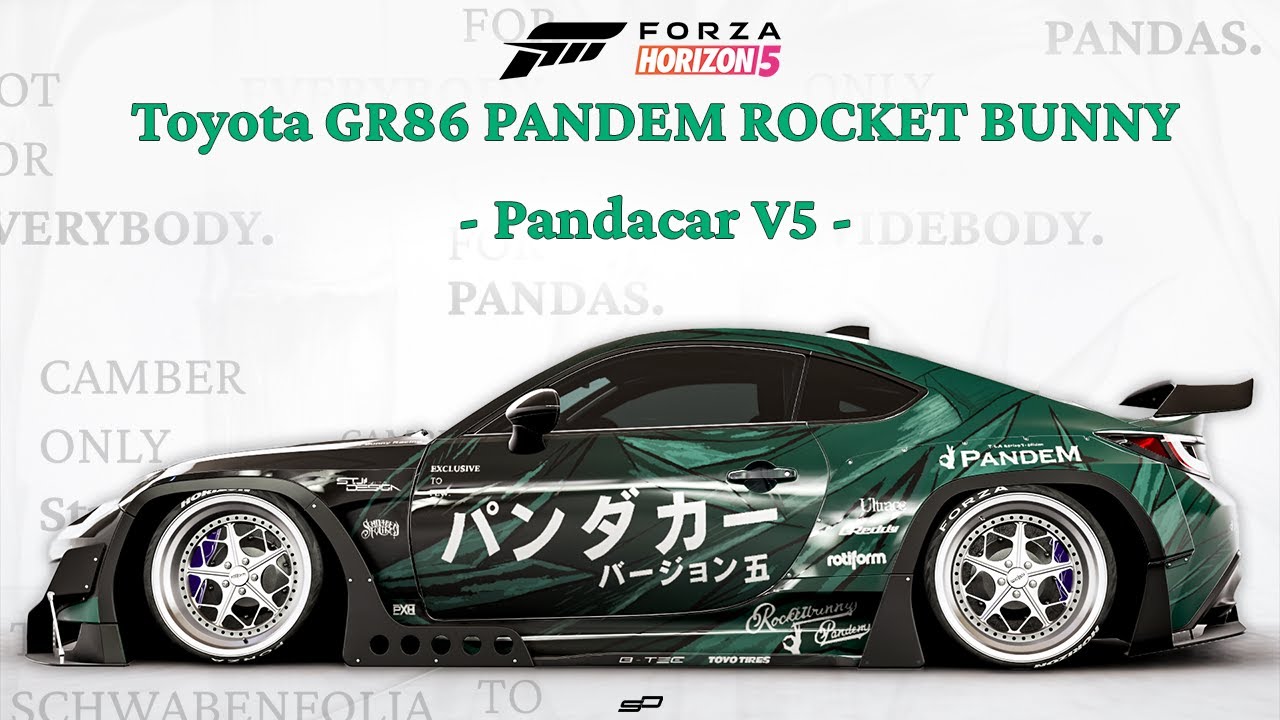 Toyota GR86 Pandacar V5 (Pandem) - Forza Horizon 5 Design