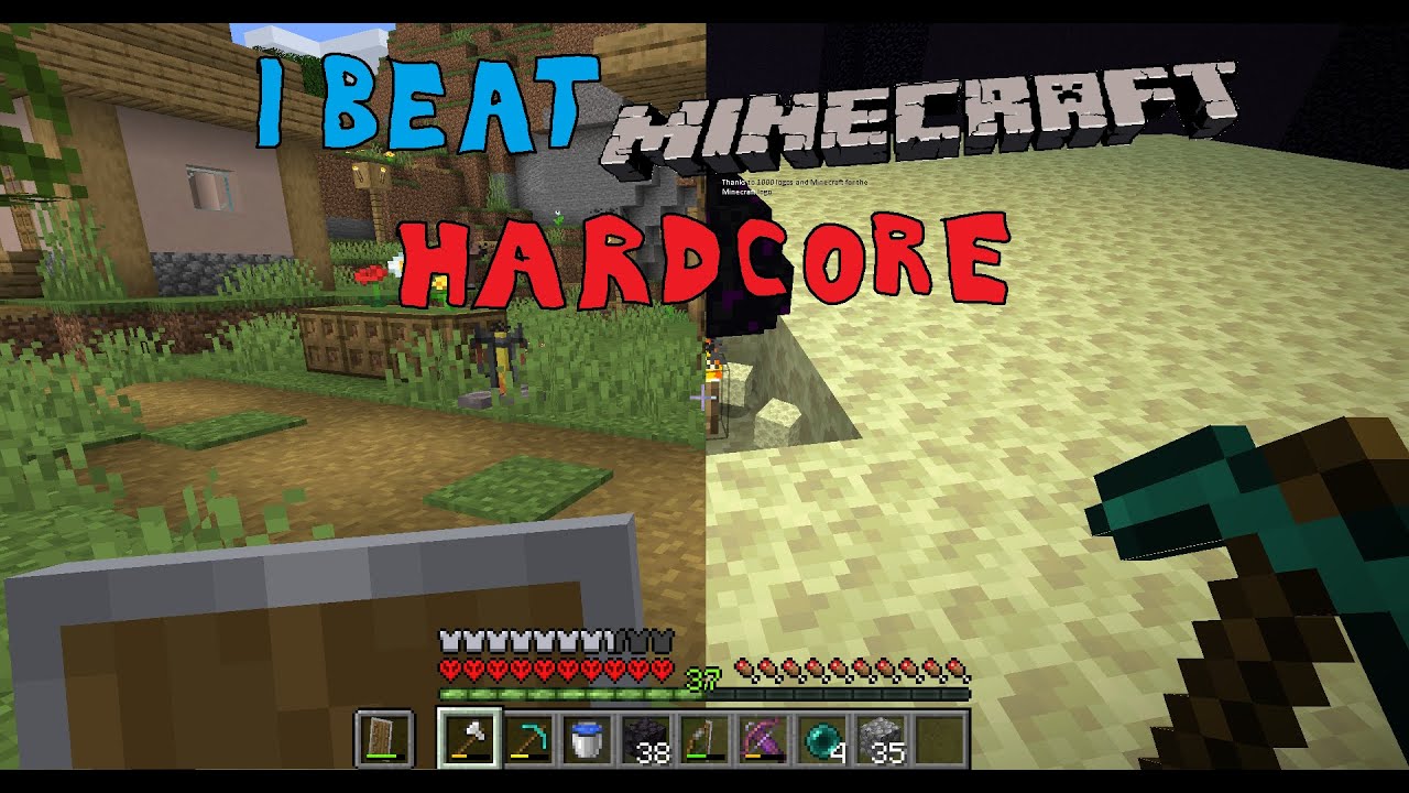 I Beat Hardcore Minecraft - YouTube