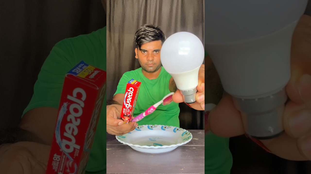 Colgate + Bulb = Soft Bulb Hack ✅ | science project class 7th 