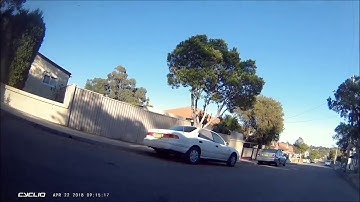 TRIGGER WARNING: Bad crash  | Roundabout wipeout | Caught on the Cycliq Fly6