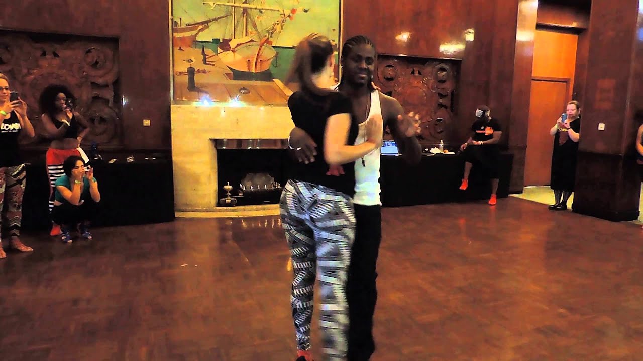 Enah & Isabelle Kizomba attitude demo - 2014 LA Zouk Congress & Kizomba at Sea
