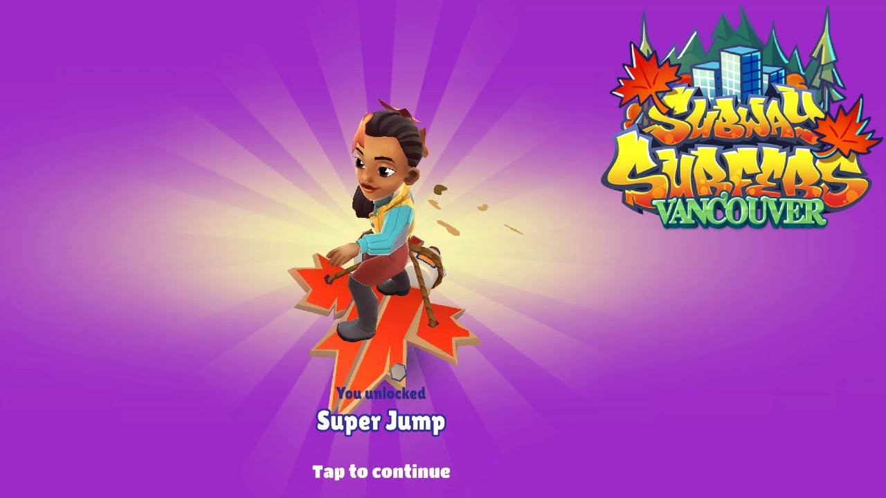 SUBWAY SURFERS VANCOUVER 2021 PLAY 2 PLANT : UNLOCKING MAPLE LEAF SUPER  JUMP 