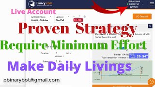 Celebrity Daily Binary.com Strategy - Index Manual Strategy | Proven Strategy, Require Minimum Effort Profile