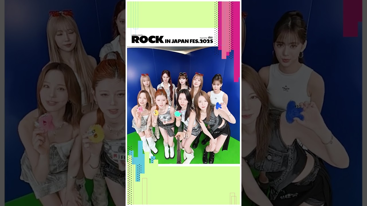 ROCK IN JAPAN FES. 2025】Artist comment 🌈 NiziU - YouTube